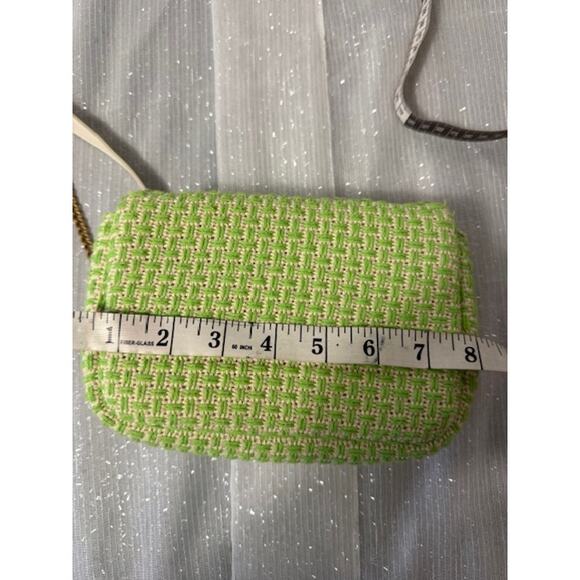 GREEN PLAID H & M PURSE - Picture 5 of 6